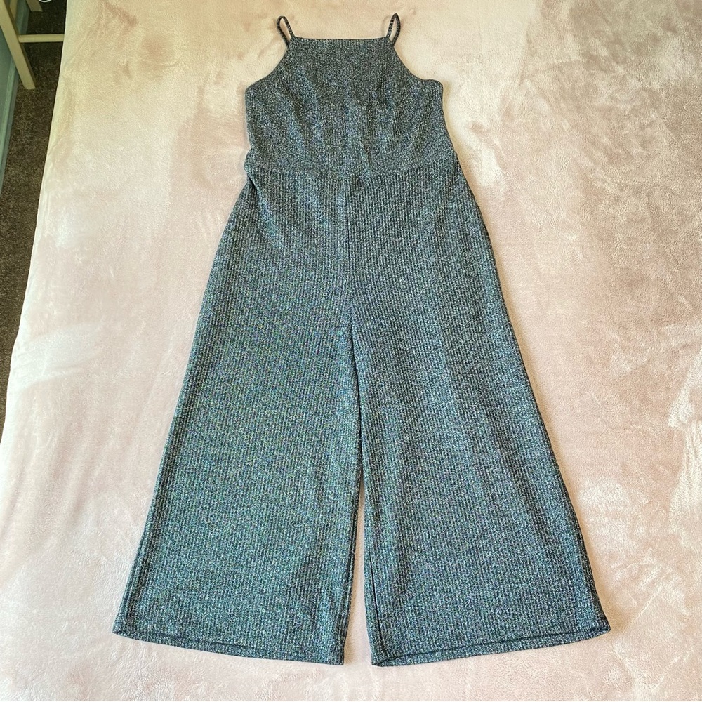 Black & Silver Jumpsuit 🖤